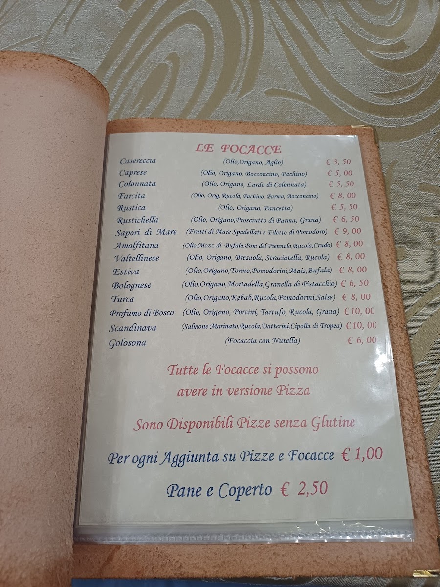 Menu Ristorante Pizzeria San Marco - Terminal Bus-1