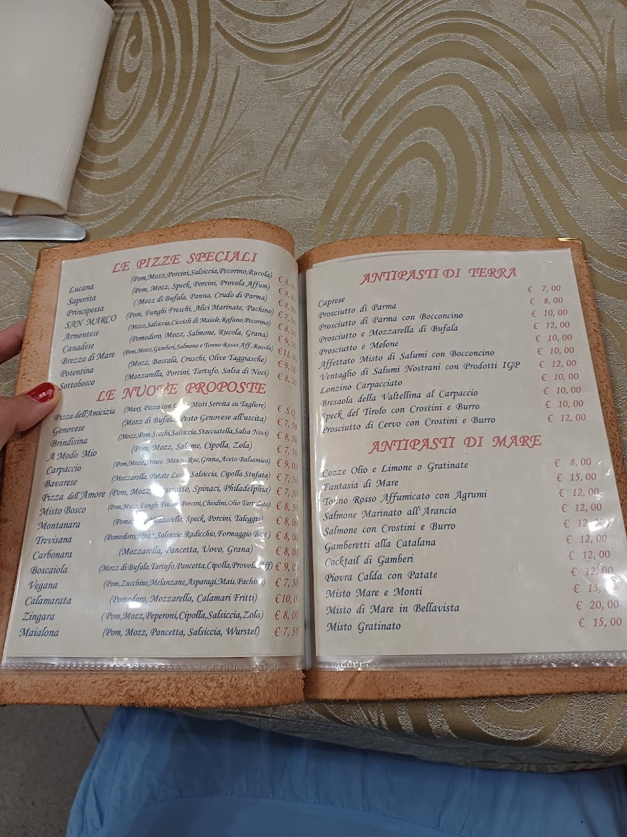 Menu Ristorante Pizzeria San Marco - Terminal Bus-5
